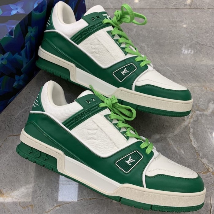 LV Trainer Sneaker Green 1A8128