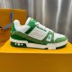 LV Trainer Sneaker Green Swarovski LV Trainer Sneaker Green Swarovski