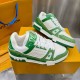 LV Trainer Sneaker Green Swarovski LV Trainer Sneaker Green Swarovski