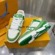 LV Trainer Sneaker Green Swarovski LV Trainer Sneaker Green Swarovski