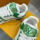LV Trainer Sneaker Green Swarovski LV Trainer Sneaker Green Swarovski