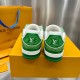 LV Trainer Sneaker Green Swarovski LV Trainer Sneaker Green Swarovski