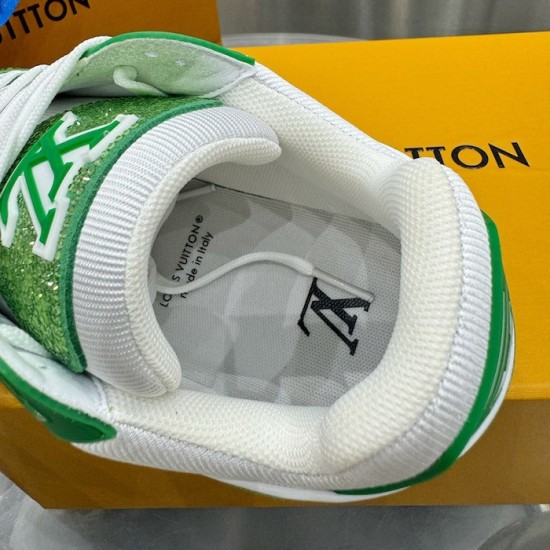 LV Trainer Sneaker Green Swarovski LV Trainer Sneaker Green Swarovski