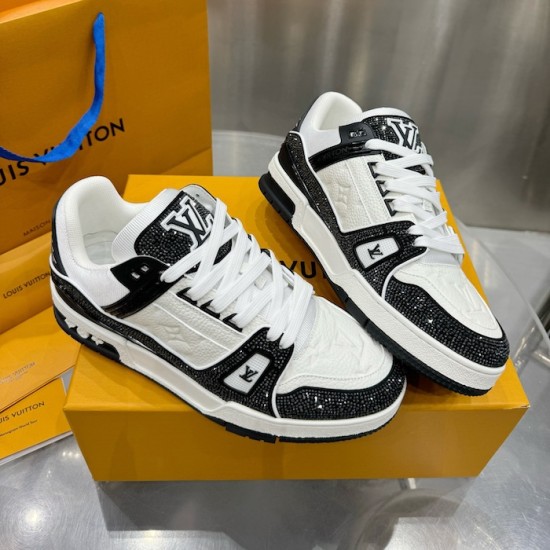 LV Trainer Sneaker Black Swarovski LV Trainer Sneaker Black Swarovski