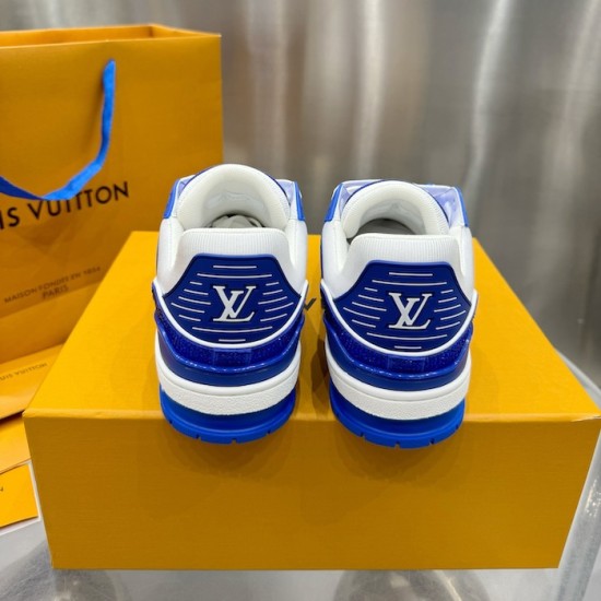 LV Trainer Sneaker Blue Swarovski LV Trainer Sneaker Blue Swarovski