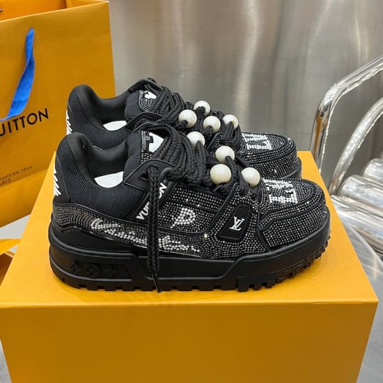 LV Trainer Maxi Sneaker 1ACEOP LV Trainer Maxi Sneaker 1ACEOP