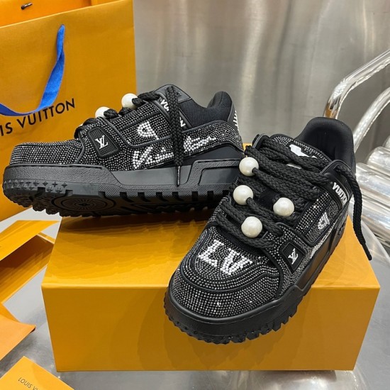 LV Trainer Maxi Sneaker 1ACEOP LV Trainer Maxi Sneaker 1ACEOP