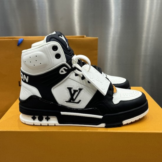 LV High Top Trainer Sneaker Black LV High Top Trainer Sneaker Black