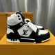 LV High Top Trainer Sneaker Black LV High Top Trainer Sneaker Black