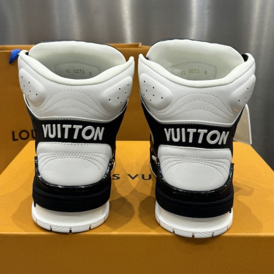 LV High Top Trainer Sneaker Black LV High Top Trainer Sneaker Black