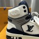 LV High Top Trainer Sneaker Blue LV High Top Trainer Sneaker Blue