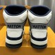 LV High Top Trainer Sneaker Blue LV High Top Trainer Sneaker Blue