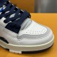 LV High Top Trainer Sneaker Blue LV High Top Trainer Sneaker Blue