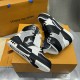 LV High Top Trainer Sneaker Black / White / Grey LV High Top Trainer Sneaker Black / White / Grey