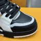LV High Top Trainer Sneaker Black / White / Grey LV High Top Trainer Sneaker Black / White / Grey