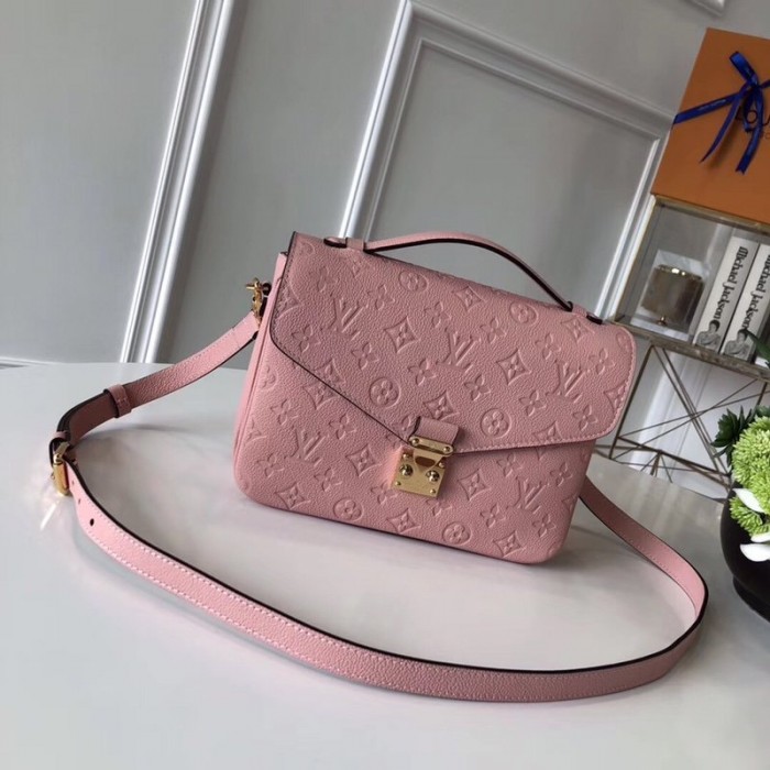 3D model Louis Vuitton Pochette Metis Bag Monogram Rose Poudre Pink VR / AR  / low-poly