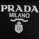Prada Long-sleeved cotton polo shirt black Prada Long-sleeved cotton polo shirt black