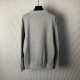 Prada Long-sleeved cotton polo shirt Marble Gray Prada Long-sleeved cotton polo shirt Marble Gray