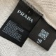 Prada Long-sleeved cotton polo shirt Marble Gray Prada Long-sleeved cotton polo shirt Marble Gray