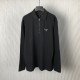 Prada Long-sleeved piqué and Re-Nylon polo shirt Prada Long-sleeved piqué and Re-Nylon polo shirt