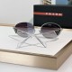 Prada Oval Retro Style Sunglasses with the Logo Prada Oval Retro Style Sunglasses with the Logo