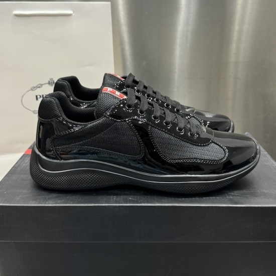 Prada America's Cup sneakers Patent Leather Black Prada America's Cup sneakers Patent Leather Black