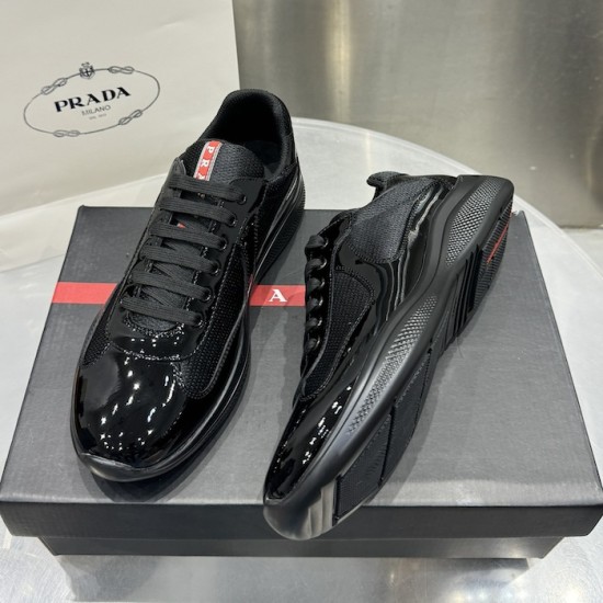 Prada America's Cup sneakers Patent Leather Black Prada America's Cup sneakers Patent Leather Black