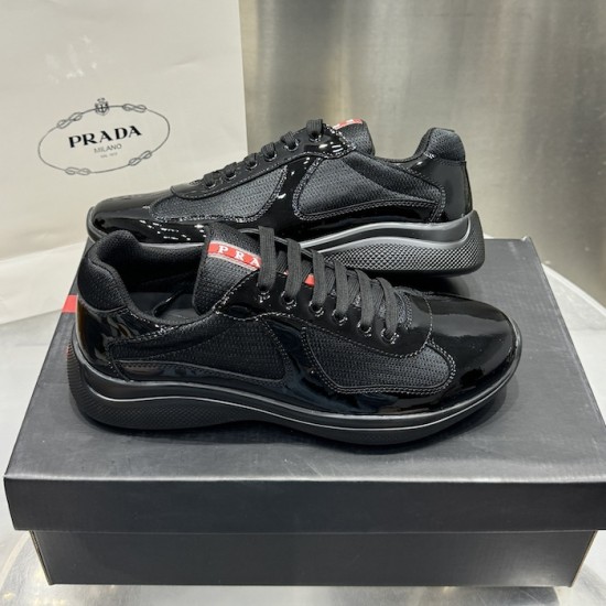 Prada America's Cup sneakers Patent Leather Black Prada America's Cup sneakers Patent Leather Black