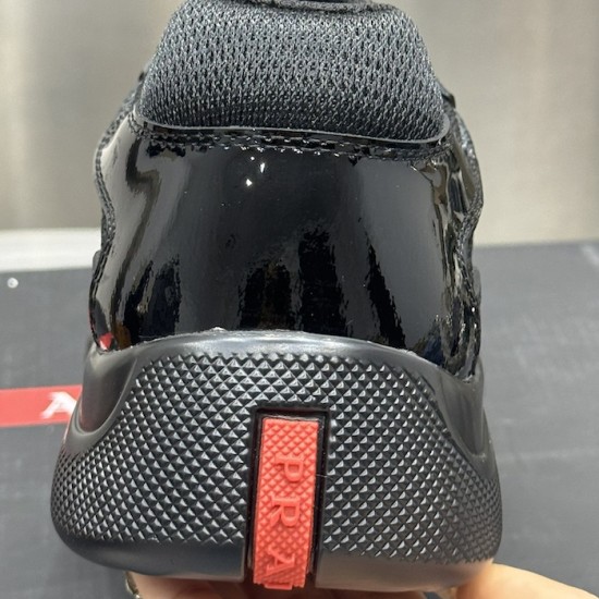 Prada America's Cup sneakers Patent Leather Black Prada America's Cup sneakers Patent Leather Black
