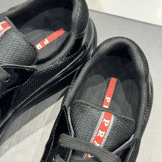 Prada America's Cup sneakers Patent Leather Black Prada America's Cup sneakers Patent Leather Black
