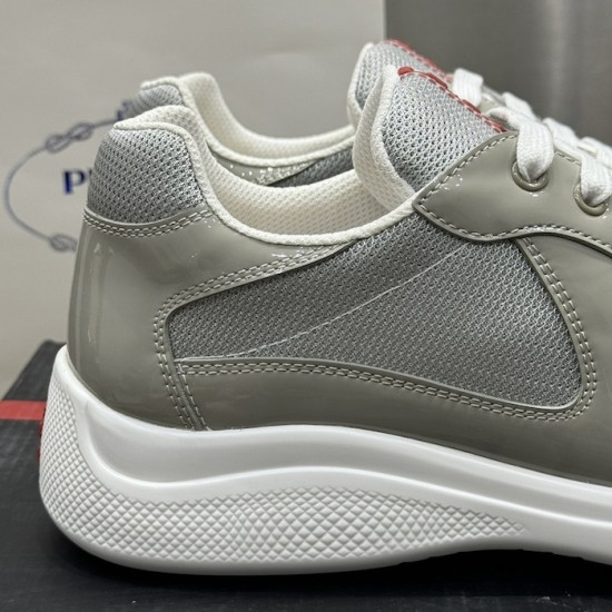 Prada America's Cup sneakers Patent Leather Grey Prada America's Cup sneakers Patent Leather Grey