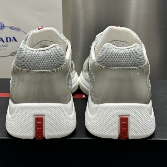 Prada America's Cup sneakers Patent Leather Grey Prada America's Cup sneakers Patent Leather Grey