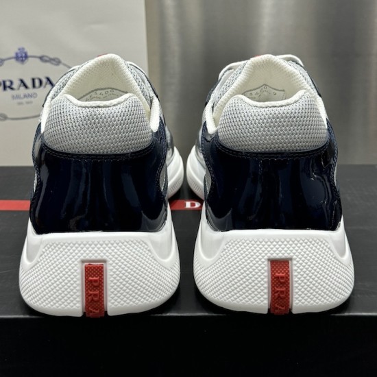 Prada America's Cup sneakers Patent Leather Navy Prada America's Cup sneakers Patent Leather Navy