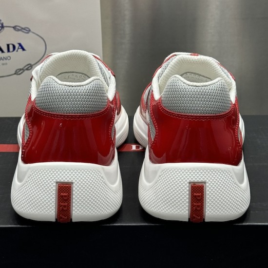 Prada America's Cup sneakers Patent Leather Red Prada America's Cup sneakers Patent Leather Red
