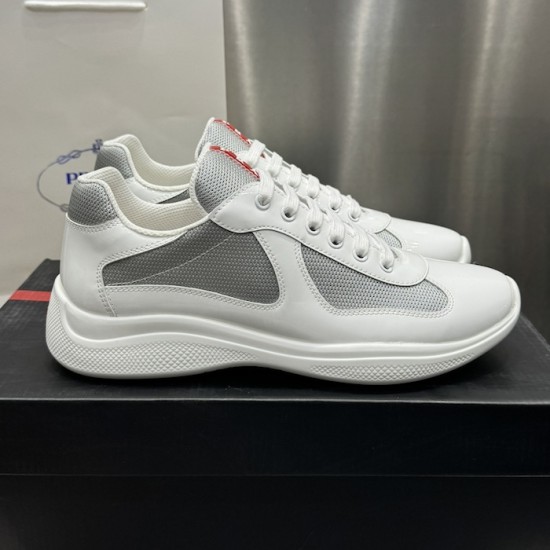 Prada America's Cup sneakers Patent Leather White Prada America's Cup sneakers Patent Leather White