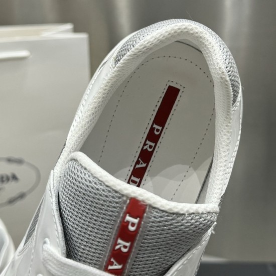 Prada America's Cup sneakers Patent Leather White Prada America's Cup sneakers Patent Leather White