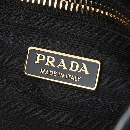 Prada Medium Leather Handbag Black Prada Medium Leather Handbag Black