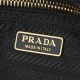 Prada Medium Leather Handbag Dark Brown Prada Medium Leather Handbag Dark Brown