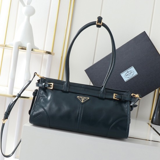 Prada Medium Leather Handbag Denim Prada Medium Leather Handbag Denim