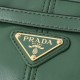 Prada Medium Leather Handbag Green Prada Medium Leather Handbag Green