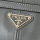 Prada Medium Leather Handbag Grey Prada Medium Leather Handbag Grey