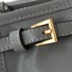 Prada Medium Leather Handbag Grey Prada Medium Leather Handbag Grey