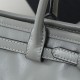 Prada Medium Leather Handbag Grey Prada Medium Leather Handbag Grey
