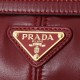 Prada Medium Leather Handbag Red Prada Medium Leather Handbag Red