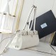Prada Medium Leather Handbag White Prada Medium Leather Handbag White