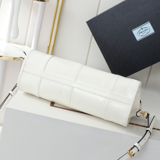 Prada Medium Leather Handbag White Prada Medium Leather Handbag White