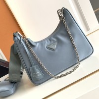 Prada Re-Edition 2005 Re-Nylon Bag Light Blue