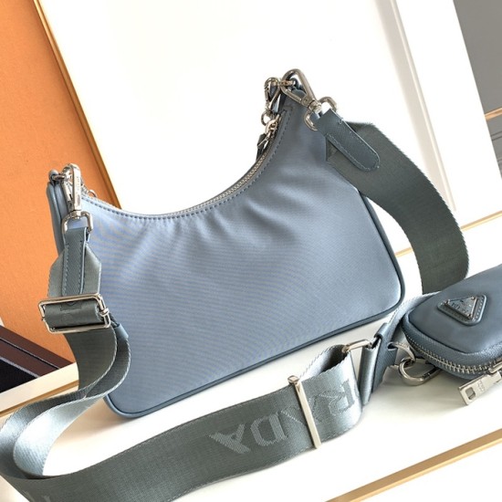 Prada Re-Edition 2005 Re-Nylon Bag Light Blue Prada Re-Edition 2005 Re-Nylon Bag Light Blue