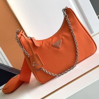 Prada Re-Edition 2005 Re-Nylon Bag Orange