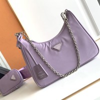 Prada Re-Edition 2005 Re-Nylon Bag Purple